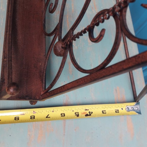 Metal Cook Book Display Stand Kickstand Page Holder Chain with Weights Vintage - Picture 8 of 12